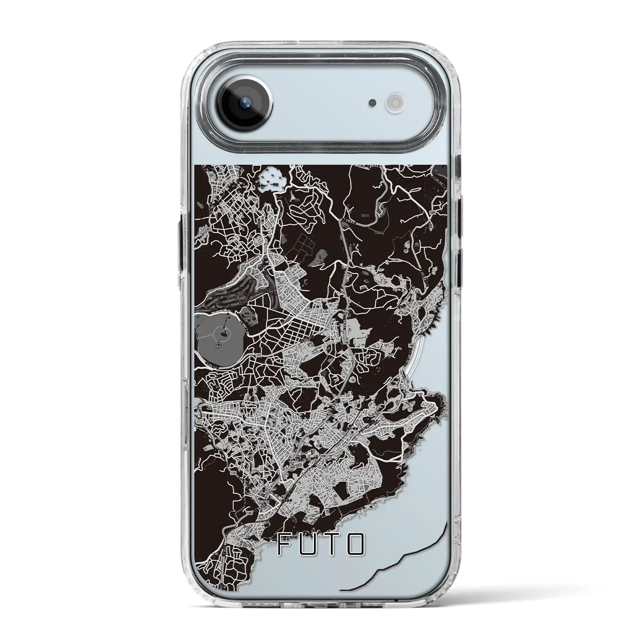 【富戸（静岡県）】地図柄iPhoneケース（MagSafeタイプ）