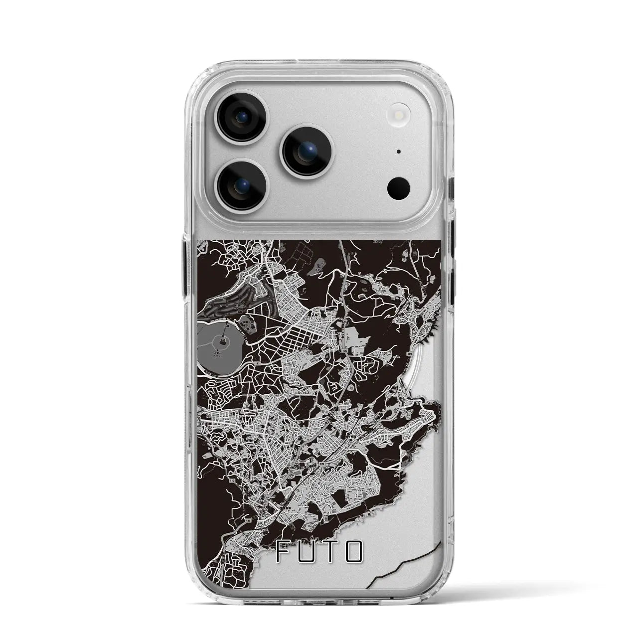 【富戸（静岡県）】地図柄iPhoneケース（MagSafeタイプ）