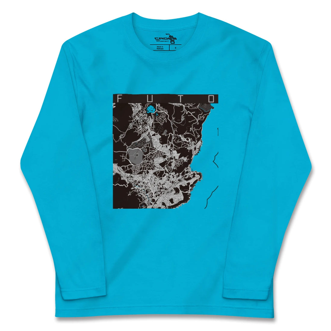 【富戸(静岡県)】地図柄ロングスリーブTシャツ