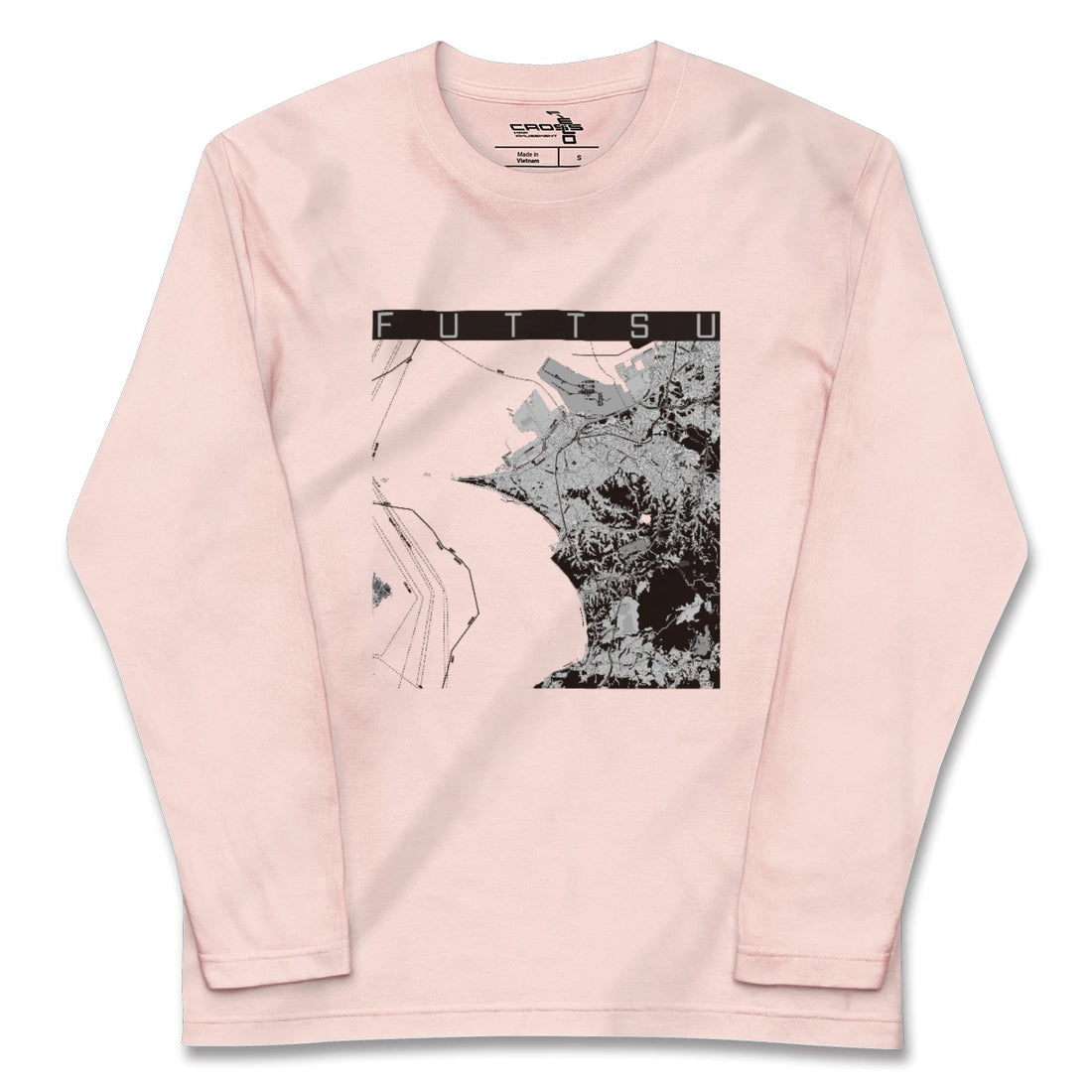 【富津(千葉県)】地図柄ロングスリーブTシャツ