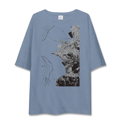 【富津（千葉県）】地図柄ビッグシルエットTシャツ