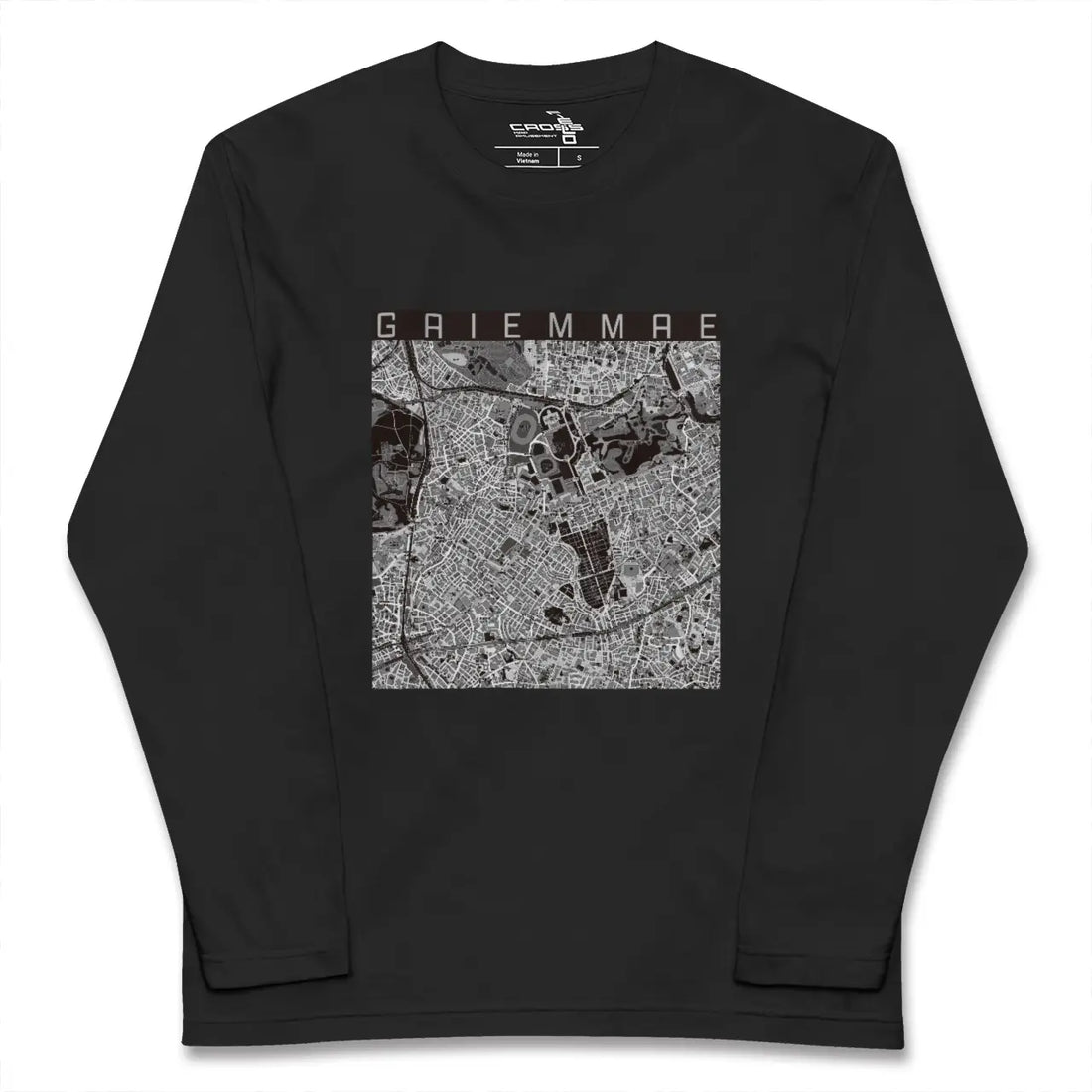 【外苑前（東京都）】地図柄ロングスリーブTシャツ
