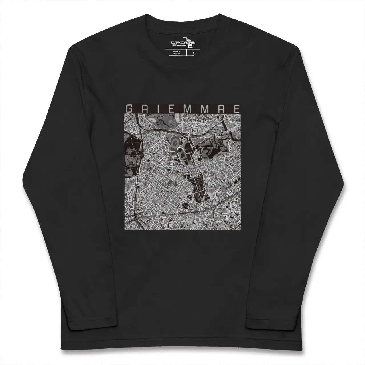 【外苑前（東京都）】地図柄ロングスリーブTシャツ