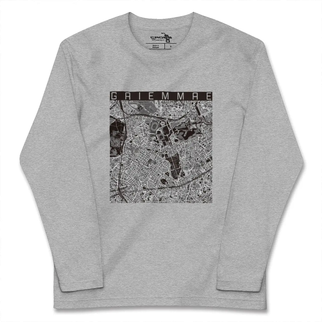 【外苑前（東京都）】地図柄ロングスリーブTシャツ