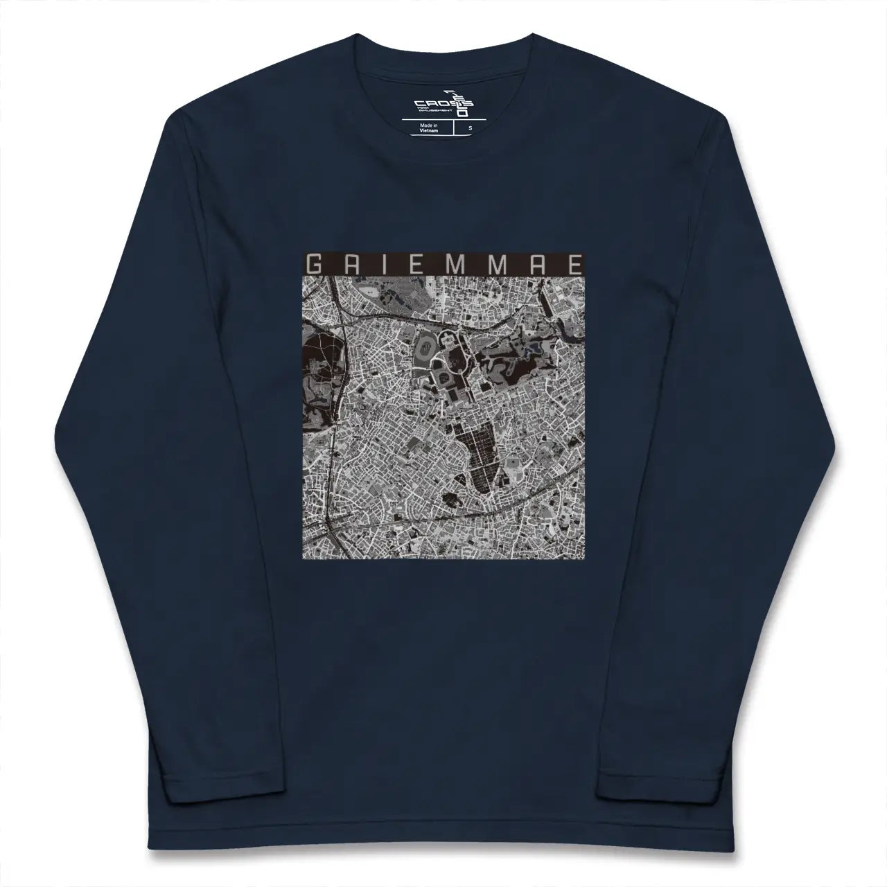【外苑前（東京都）】地図柄ロングスリーブTシャツ