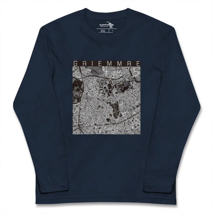 【外苑前（東京都）】地図柄ロングスリーブTシャツ