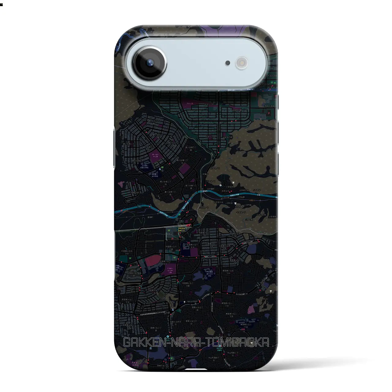 【学研奈良登美ヶ丘（奈良県）】地図柄iPhoneケース（バックカバータイプ）