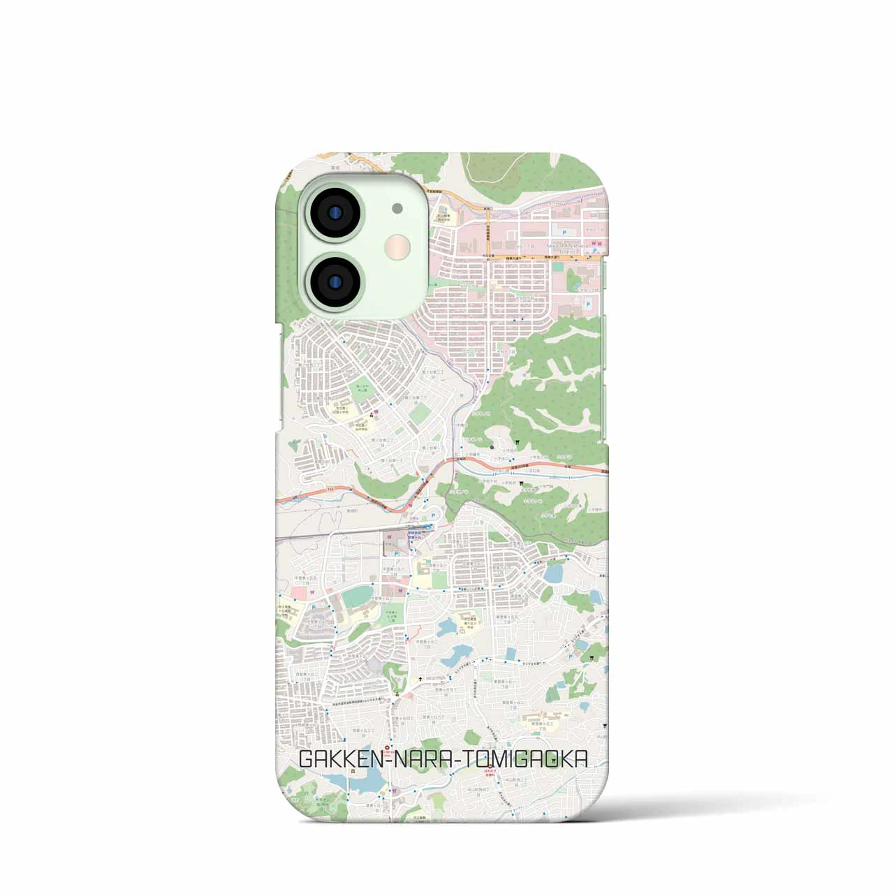 【学研奈良登美ヶ丘（奈良県）】地図柄iPhoneケース（バックカバータイプ）