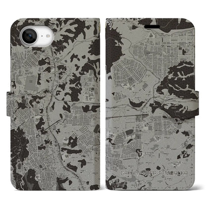 【学研奈良登美ヶ丘（奈良県）】地図柄iPhoneケース（手帳タイプ）