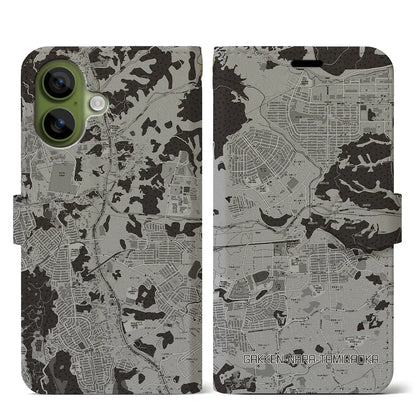 【学研奈良登美ヶ丘（奈良県）】地図柄iPhoneケース（手帳タイプ）