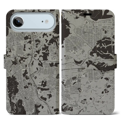 【学研奈良登美ヶ丘（奈良県）】地図柄iPhoneケース（手帳タイプ）