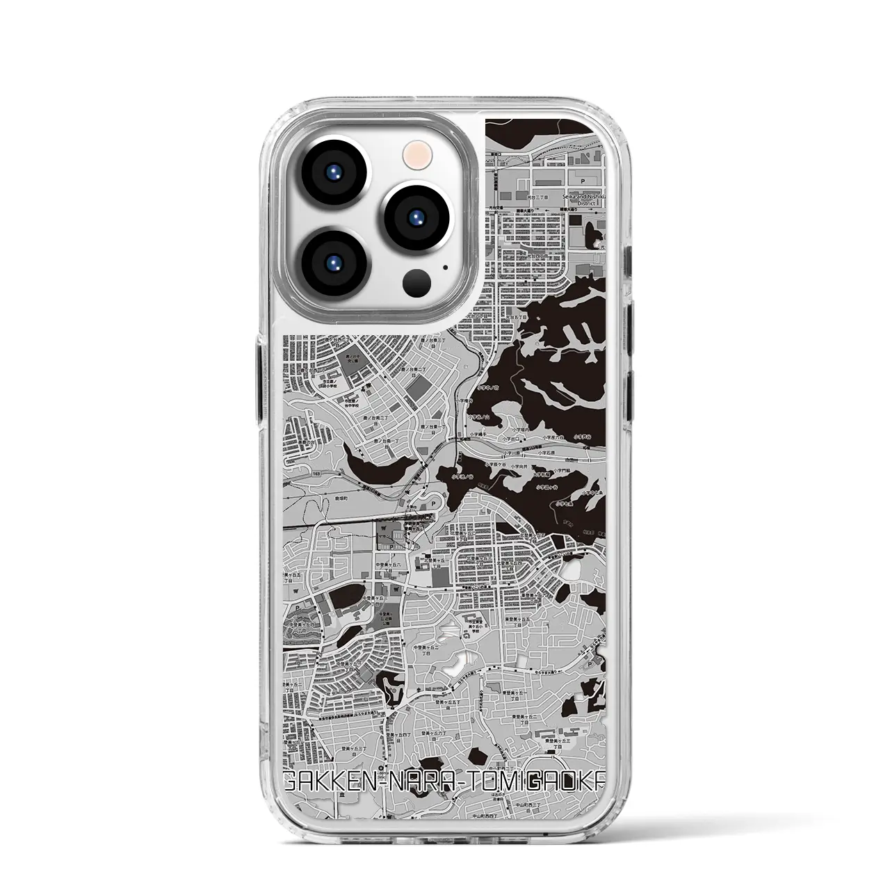 【学研奈良登美ヶ丘（奈良県）】地図柄iPhoneケース（MagSafeタイプ）