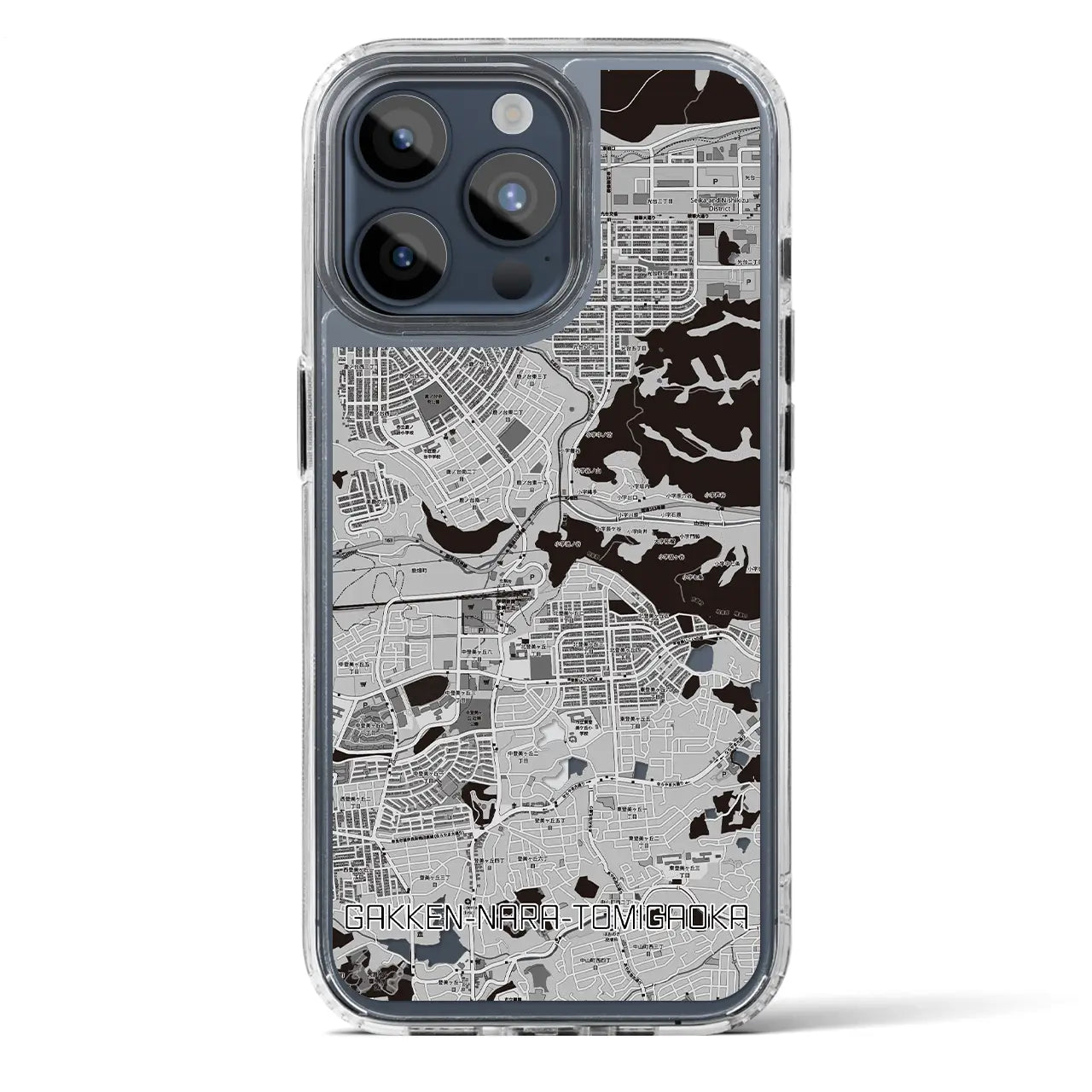 【学研奈良登美ヶ丘（奈良県）】地図柄iPhoneケース（MagSafeタイプ）