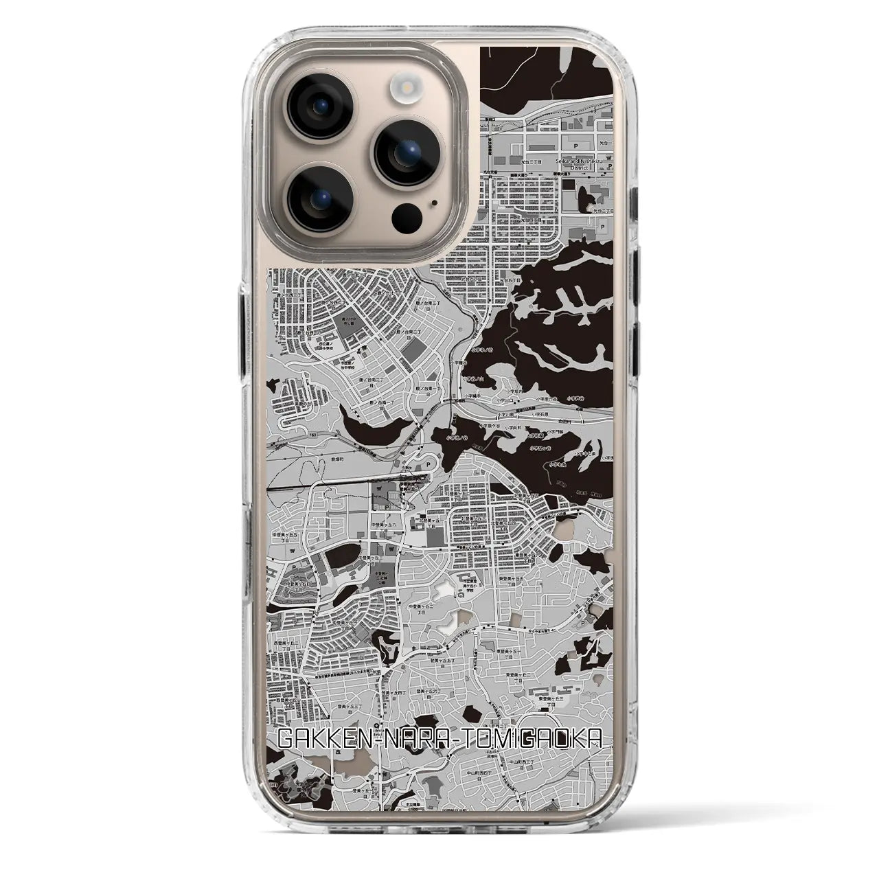 【学研奈良登美ヶ丘（奈良県）】地図柄iPhoneケース（MagSafeタイプ）