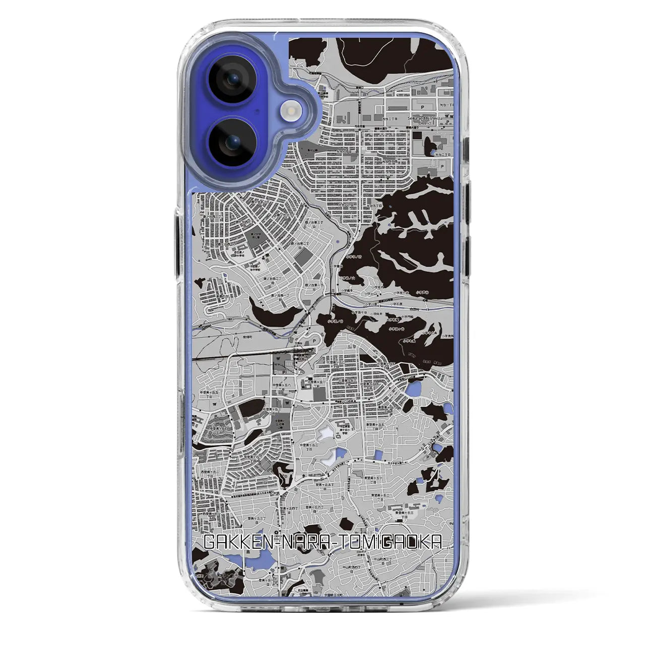 【学研奈良登美ヶ丘（奈良県）】地図柄iPhoneケース（MagSafeタイプ）