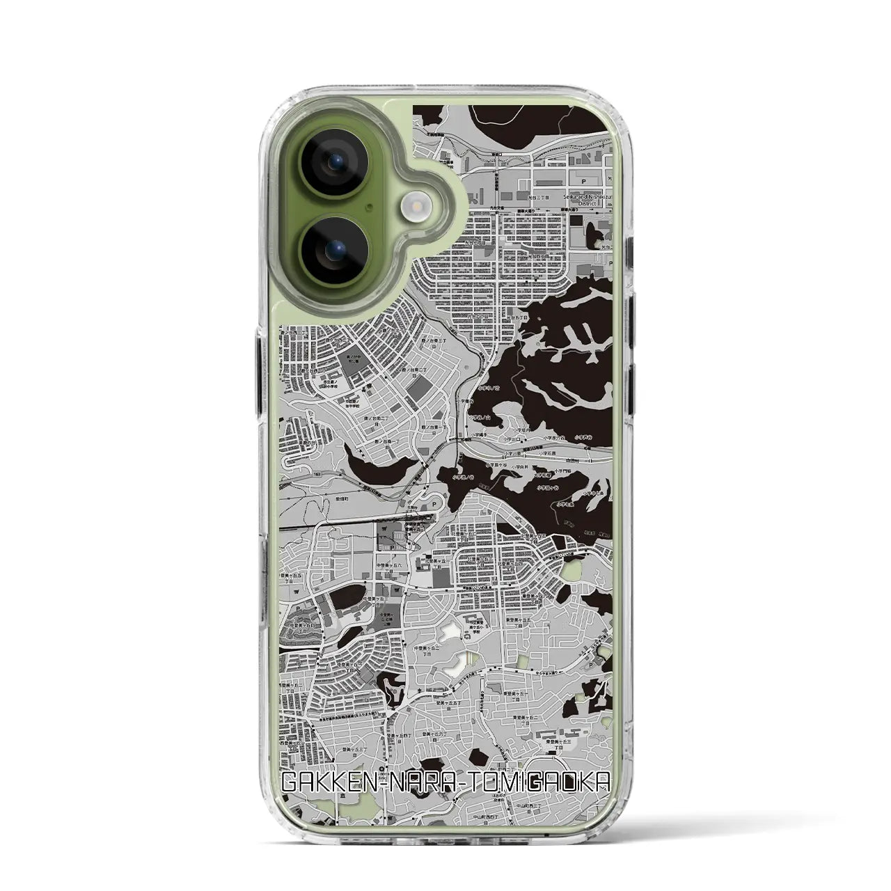 【学研奈良登美ヶ丘（奈良県）】地図柄iPhoneケース（MagSafeタイプ）