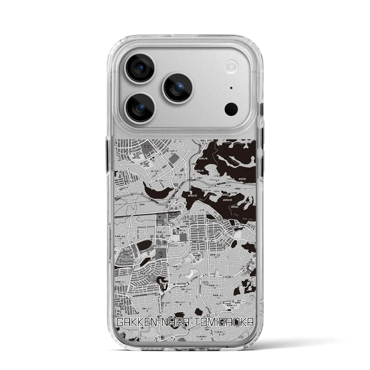 【学研奈良登美ヶ丘（奈良県）】地図柄iPhoneケース（MagSafeタイプ）