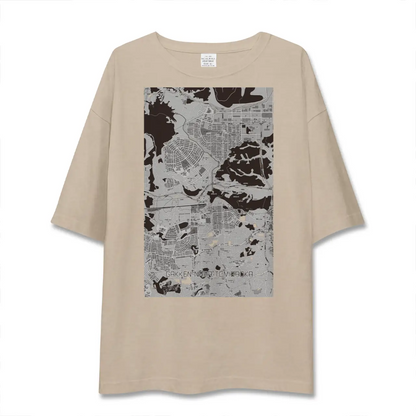 【学研奈良登美ヶ丘（奈良県）】地図柄ビッグシルエットTシャツ