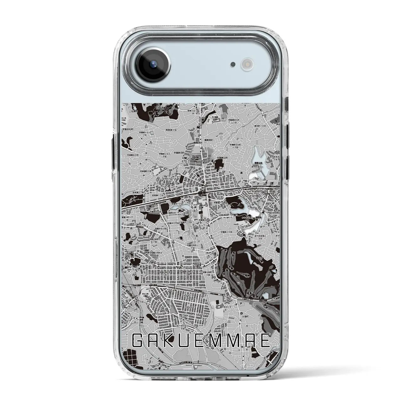 【学園前（奈良県）】地図柄iPhoneケース（MagSafeタイプ）