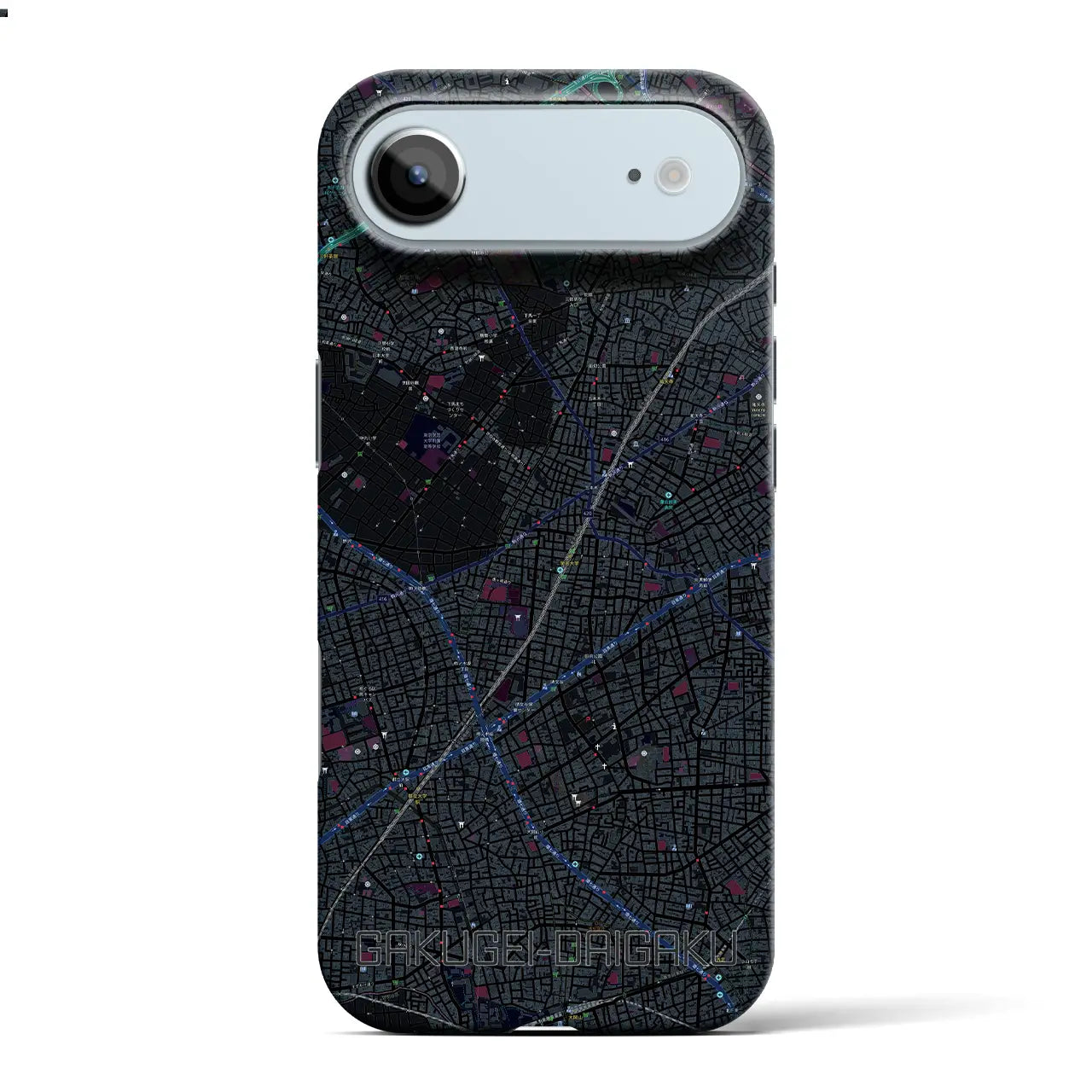 【学芸大学（東京都）】地図柄iPhoneケース（バックカバータイプ）