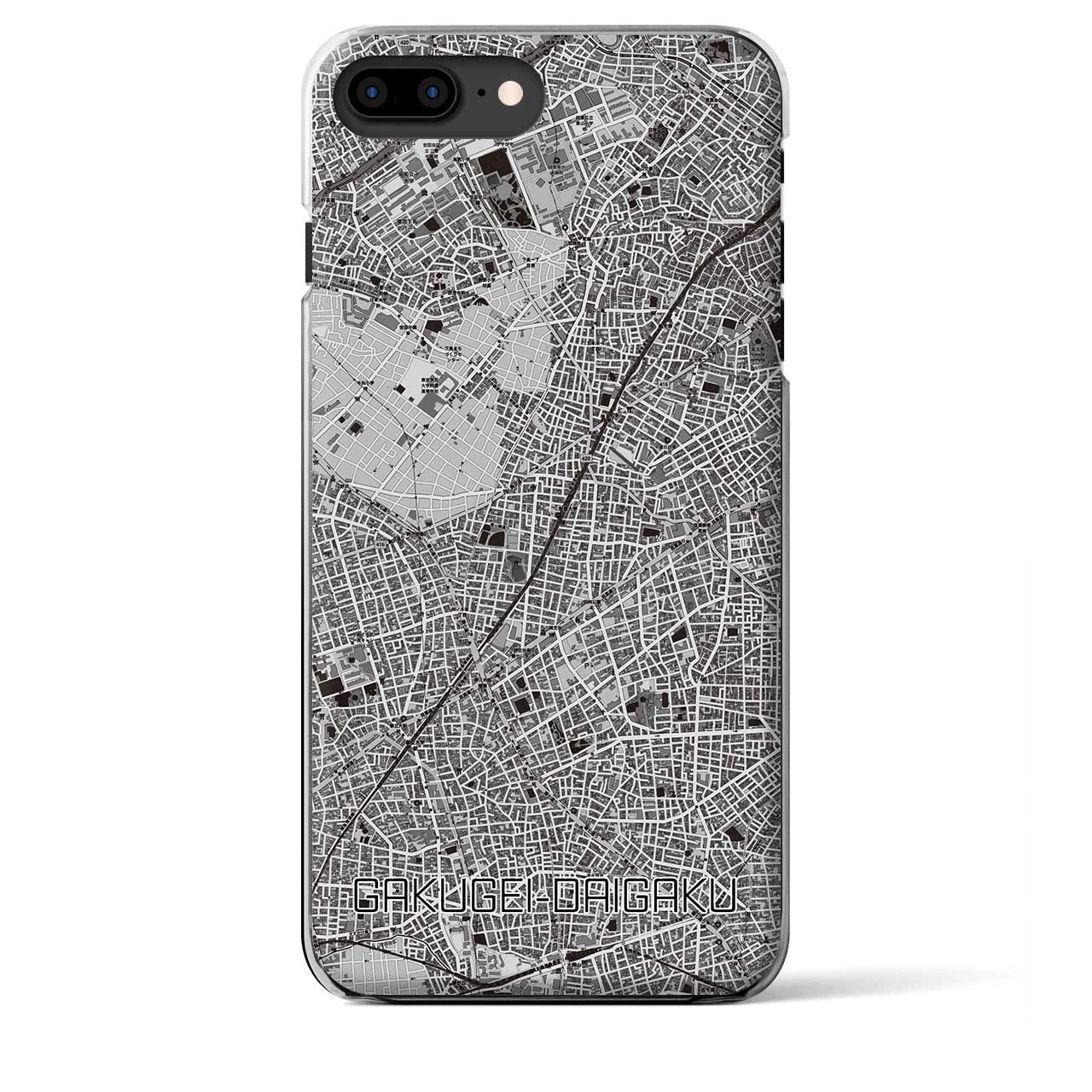 【学芸大学（東京都）】地図柄iPhoneケース（クリアタイプ）