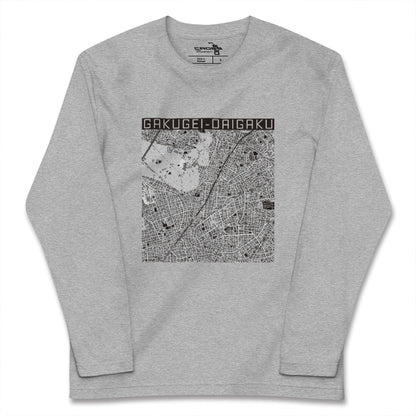 【学芸大学（東京都）】地図柄ロングスリーブTシャツ