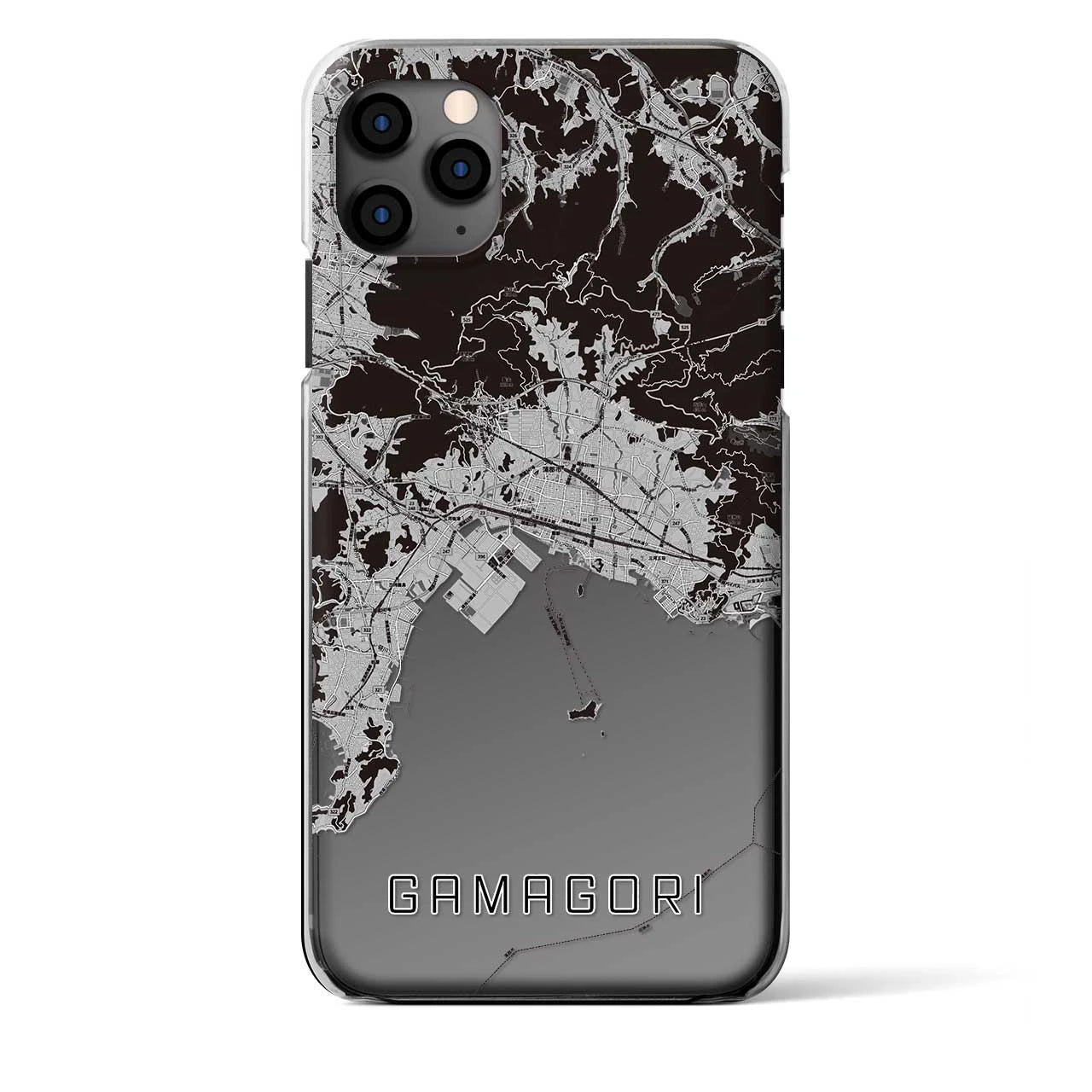 【蒲郡（愛知県）】地図柄iPhoneケース（クリアタイプ）