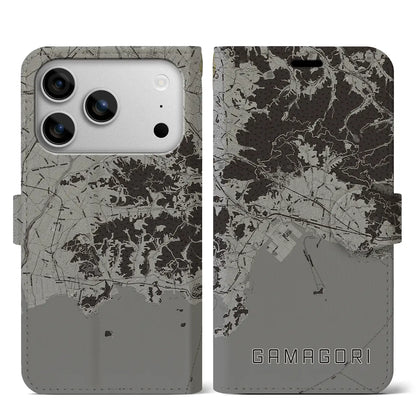 【蒲郡（愛知県）】地図柄iPhoneケース（手帳タイプ）