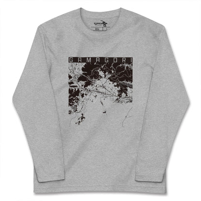 【蒲郡（愛知県）】地図柄ロングスリーブTシャツ