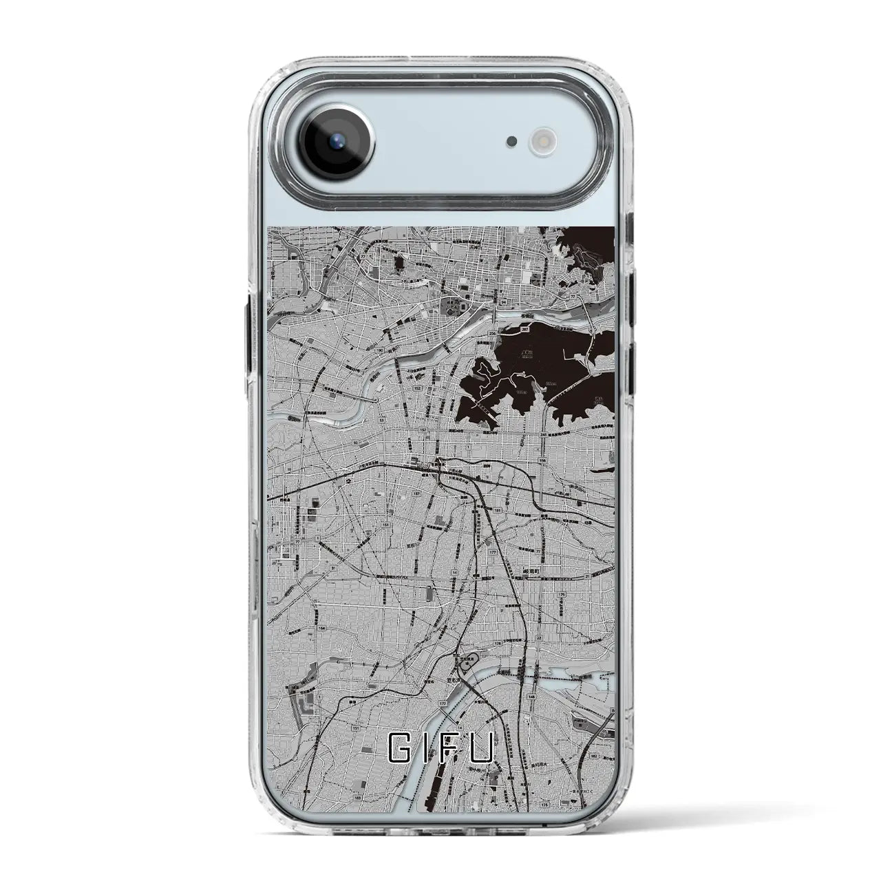 【岐阜（岐阜県）】地図柄iPhoneケース（MagSafeタイプ）