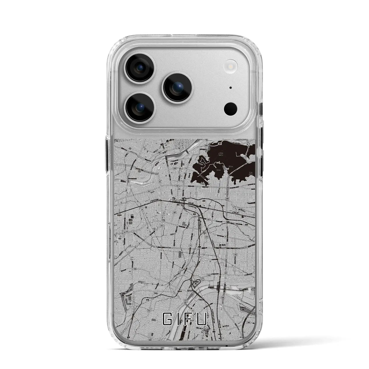 【岐阜（岐阜県）】地図柄iPhoneケース（MagSafeタイプ）