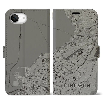 【宜野湾（沖縄県）】地図柄iPhoneケース（手帳タイプ）