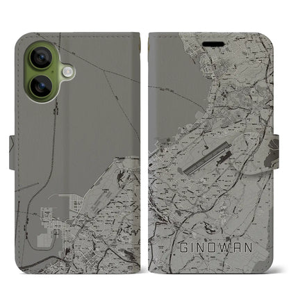 【宜野湾（沖縄県）】地図柄iPhoneケース（手帳タイプ）