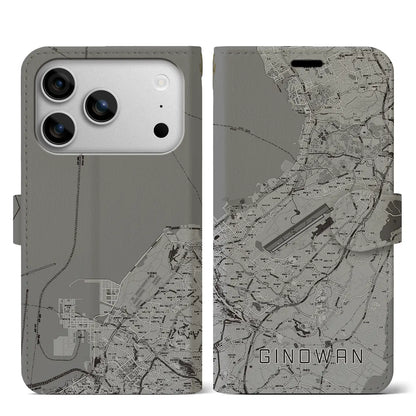 【宜野湾（沖縄県）】地図柄iPhoneケース（手帳タイプ）