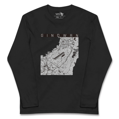 【宜野湾（沖縄県）】地図柄ロングスリーブTシャツ