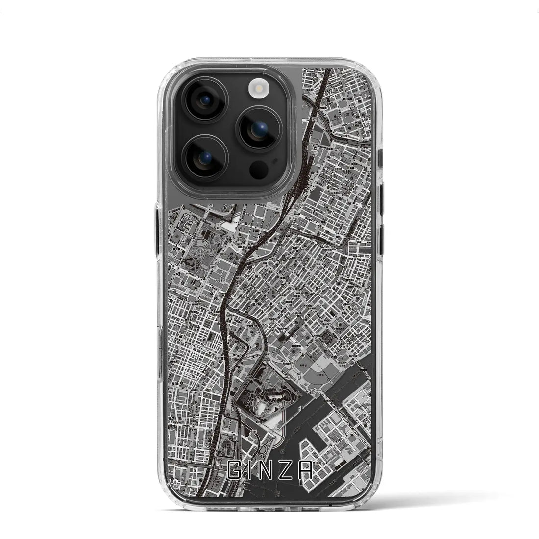 【銀座（東京都）】地図柄iPhoneケース（MagSafeタイプ）