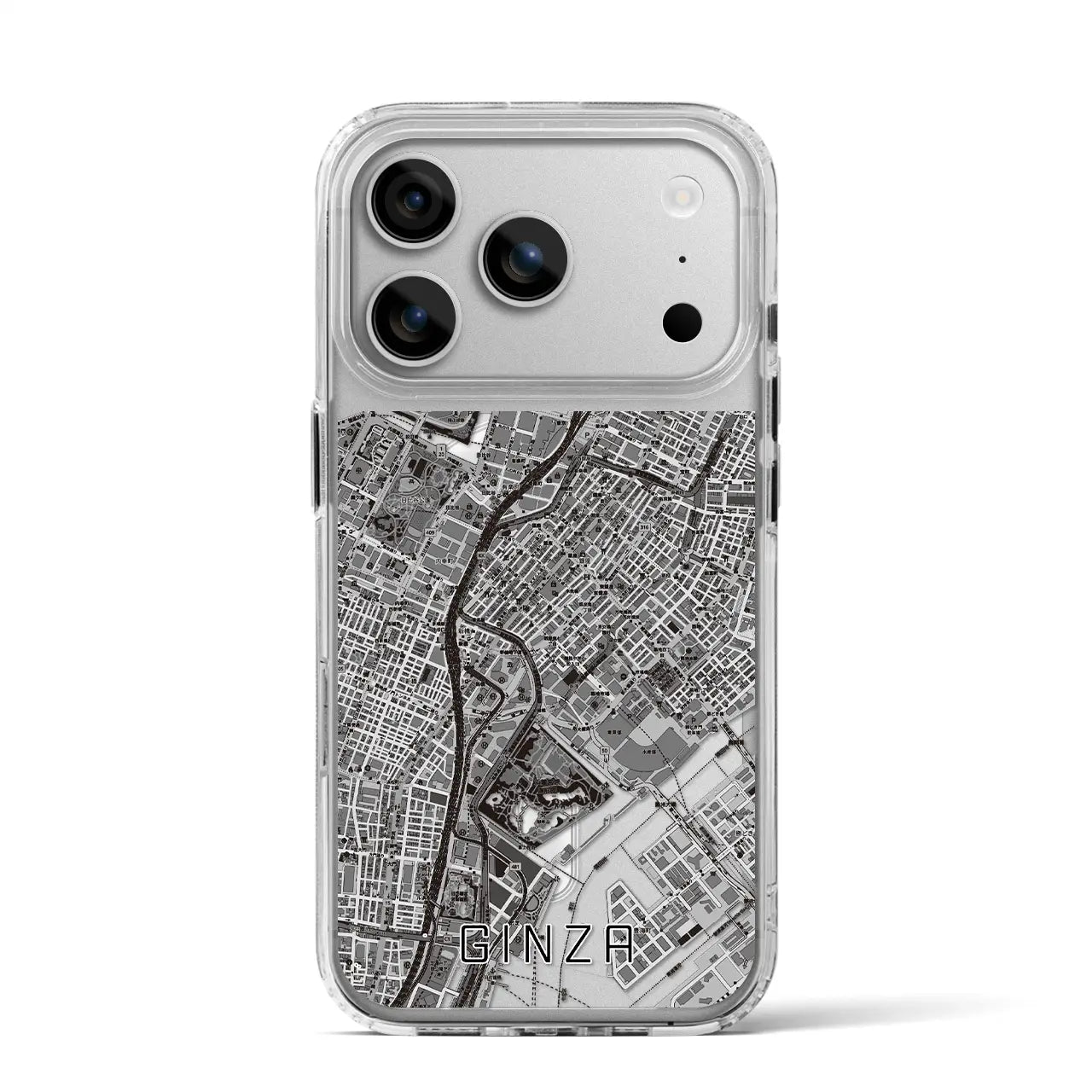【銀座（東京都）】地図柄iPhoneケース（MagSafeタイプ）