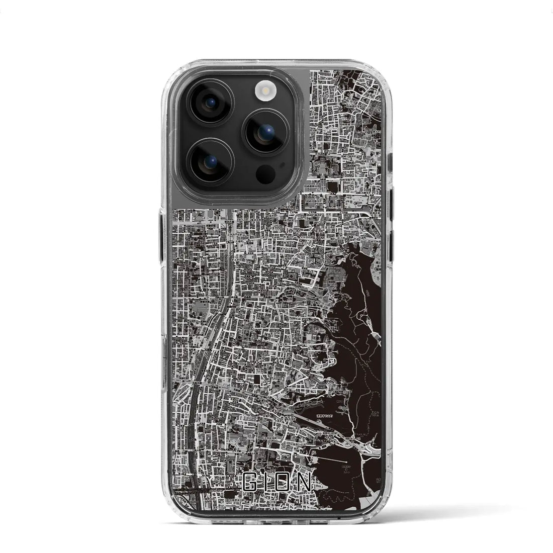 【祇園（京都府）】地図柄iPhoneケース（MagSafeタイプ）