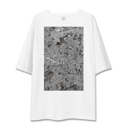 【グラスゴー（イギリス）】地図柄ビッグシルエットTシャツ
