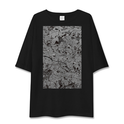 【グラスゴー（イギリス）】地図柄ビッグシルエットTシャツ