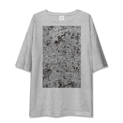 【グラスゴー（イギリス）】地図柄ビッグシルエットTシャツ