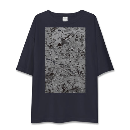 【グラスゴー（イギリス）】地図柄ビッグシルエットTシャツ