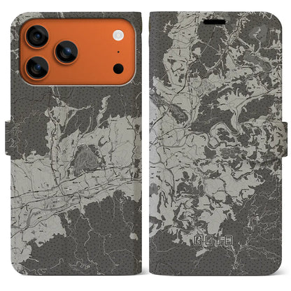 【五條（奈良県）】地図柄iPhoneケース（手帳タイプ）