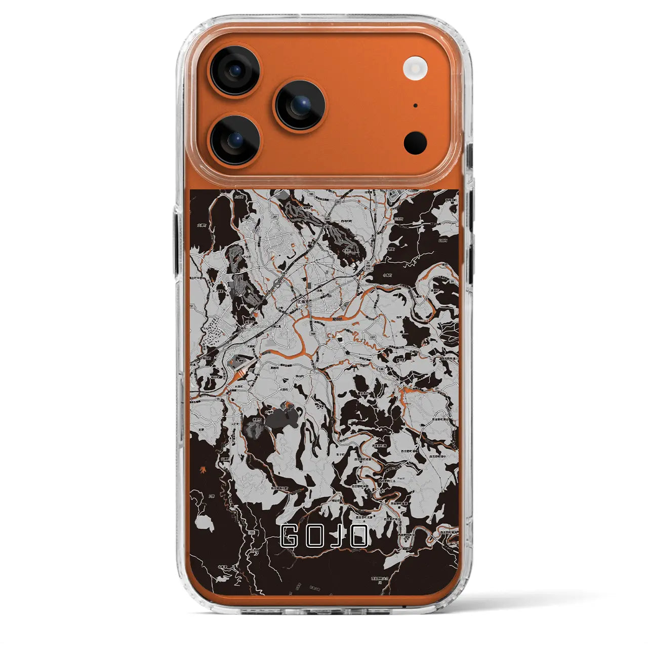 【五條（奈良県）】地図柄iPhoneケース（MagSafeタイプ）