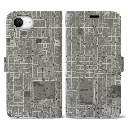 【五条（京都府）】地図柄iPhoneケース（手帳タイプ）