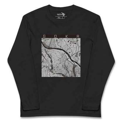【五霞（茨城県）】地図柄ロングスリーブTシャツ