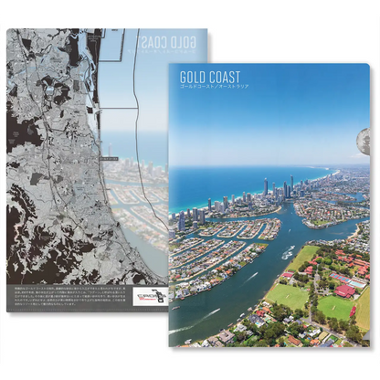 【ゴールドコースト（オーストラリア）】Map World クリアファイル