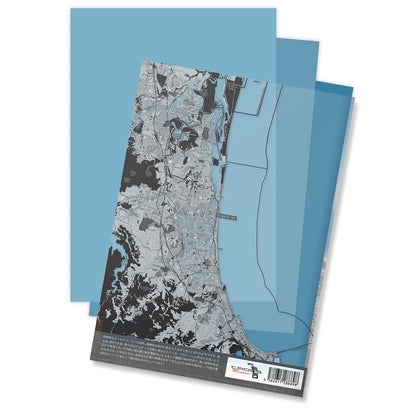 【ゴールドコースト（オーストラリア）】Map World クリアファイル