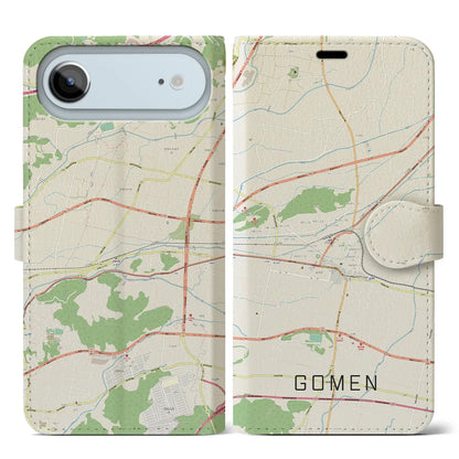 【後免（高知県）】地図柄iPhoneケース（手帳タイプ）