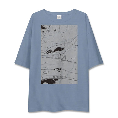 【後免（高知県）】地図柄ビッグシルエットTシャツ